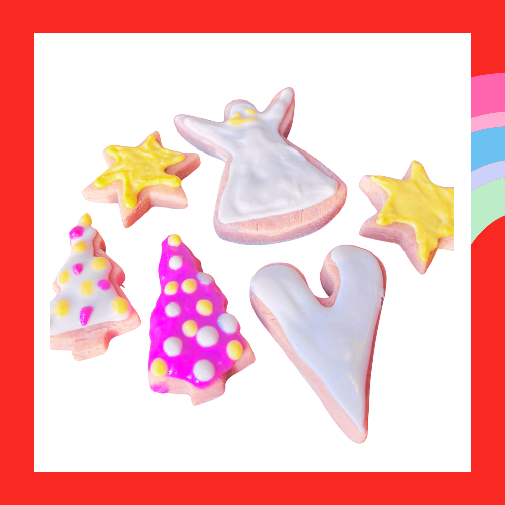 Vi älskar att fira Jul, 6 Hund kakor