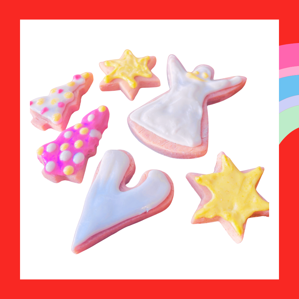 Vi älskar att fira Jul, 6 Hund kakor