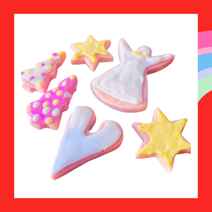 Vi älskar att fira Jul, 6 Hund kakor