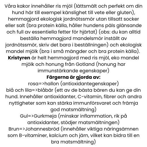 Födelsedags Pälsbarnet, 9 Hund kakor